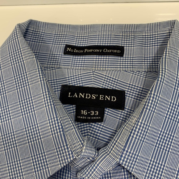 Lands’ End No Iron Oxford - Picture 6 of 7